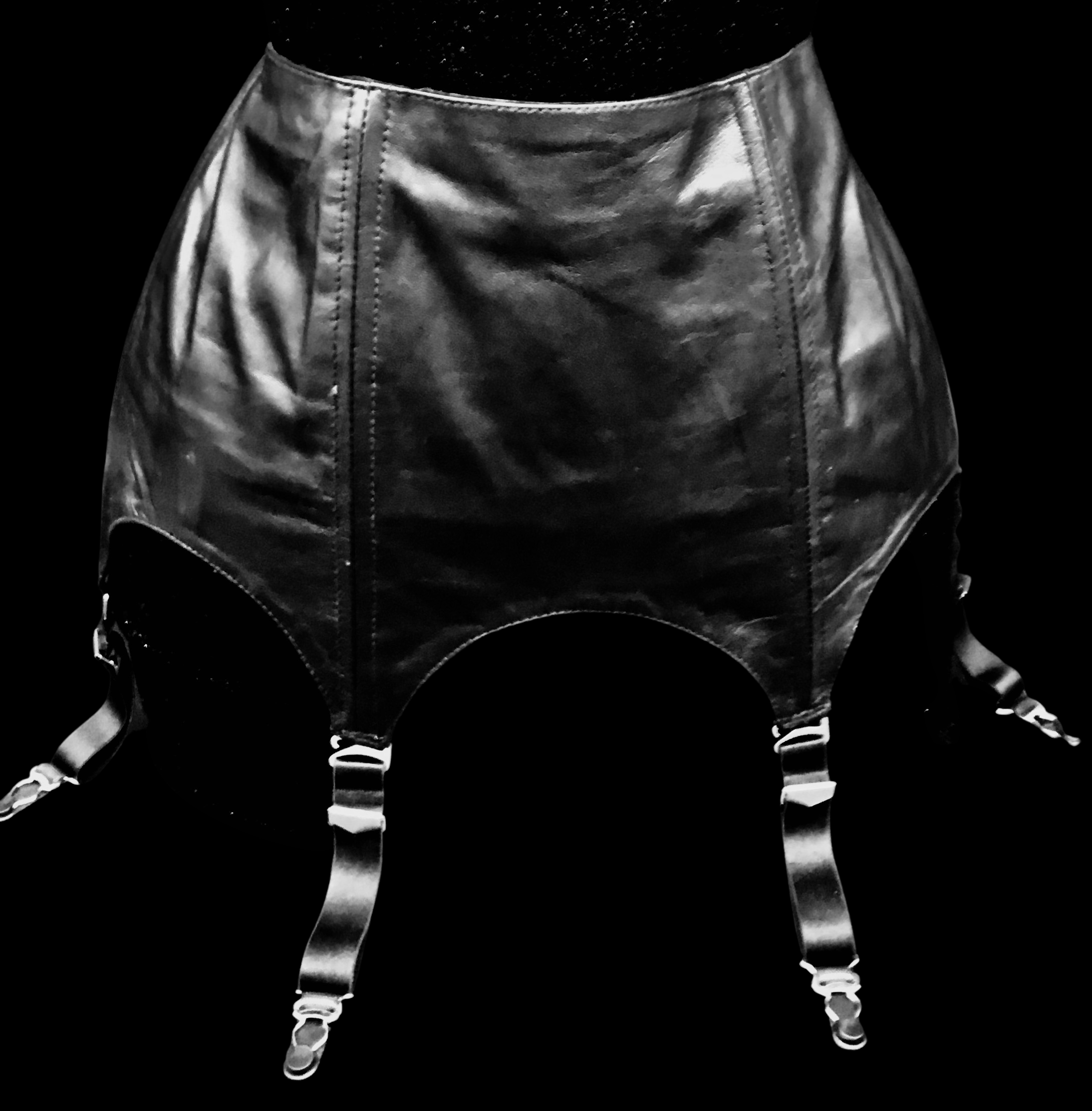 Leather Garter belt The New Ms. Martha's Corset Shoppe Leather Garter belt The New Ms. Martha's Corset Shoppe