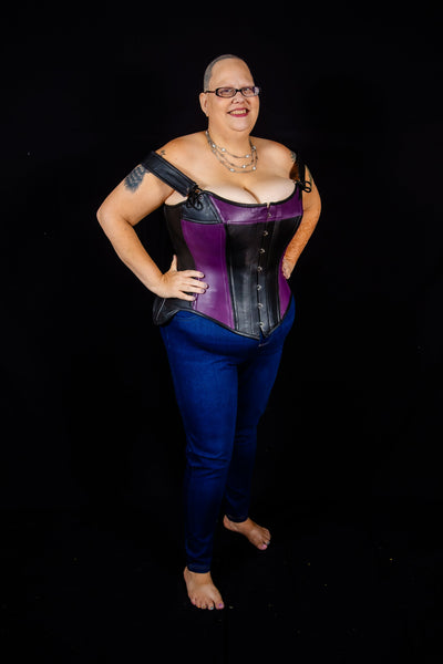 Purple Leather Tulip Corset – The New Ms. Martha's Corset Shoppe