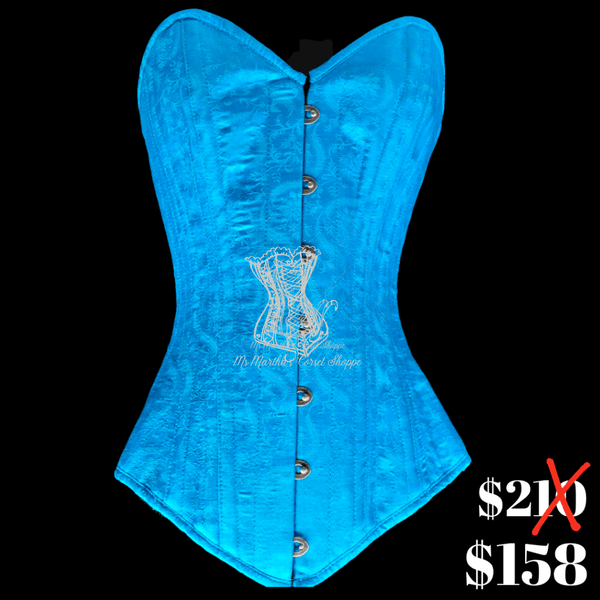 Bustier bleu clearance