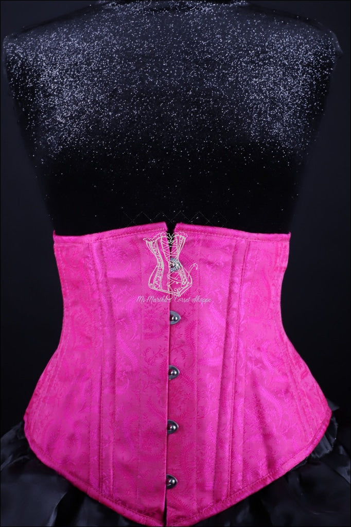 Pink Silk Underbust Corset – Ms. Martha's Corset Shoppe