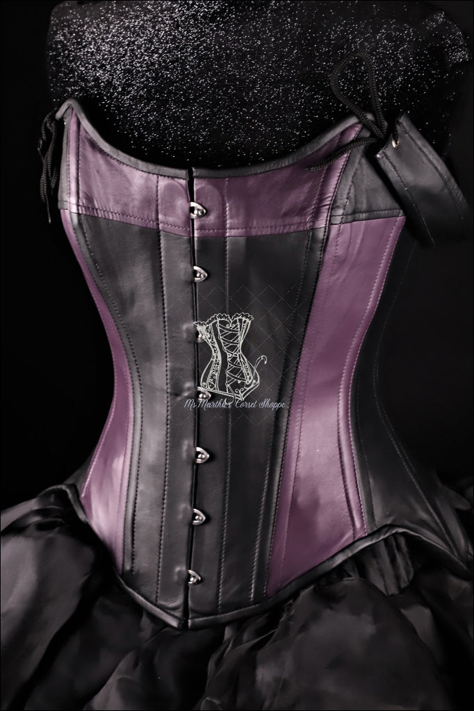 Purple Leather Tulip Corset – Ms. Martha's Corset Shoppe
