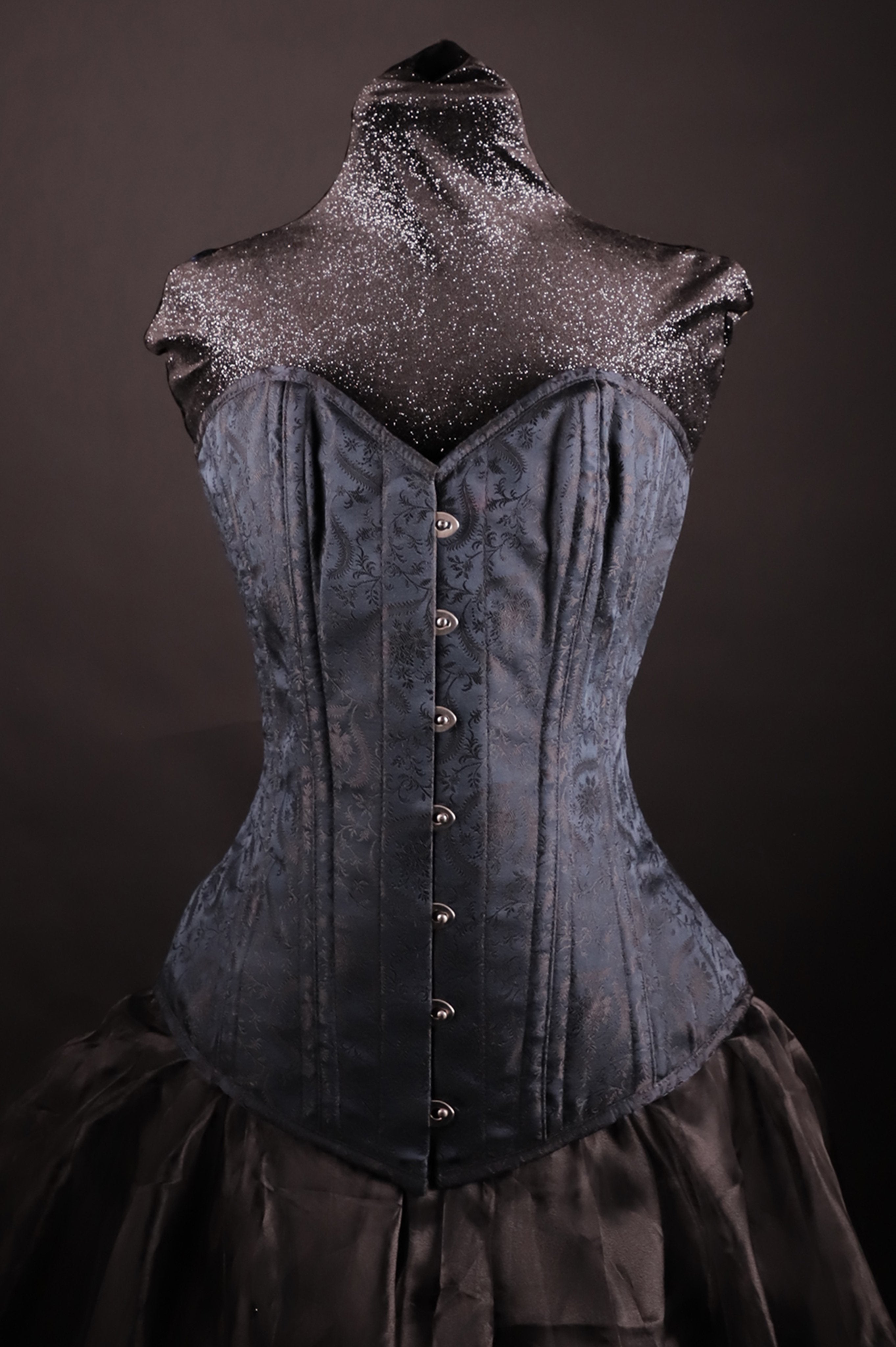 Silk Glitter Overbust Corset – Ms. Martha's Corset Shoppe