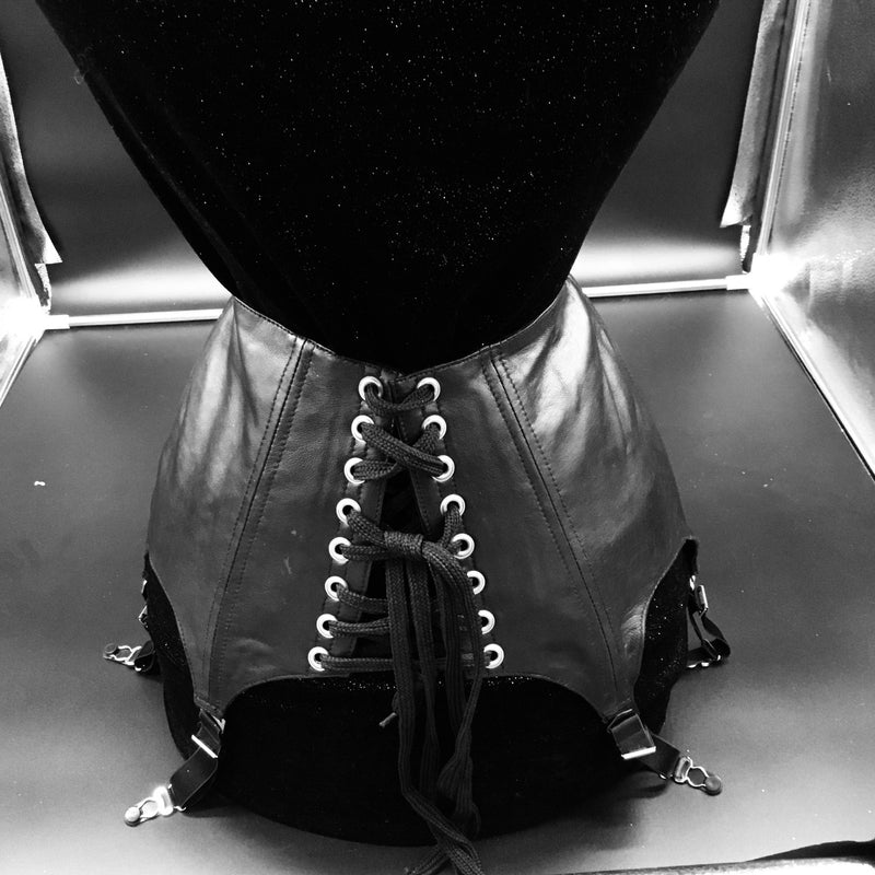 Leather Garter belt The New Ms. Martha's Corset Shoppe Leather Garter belt The New Ms. Martha's Corset Shoppe