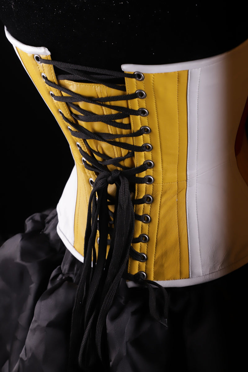 W Leather Corset Overbust