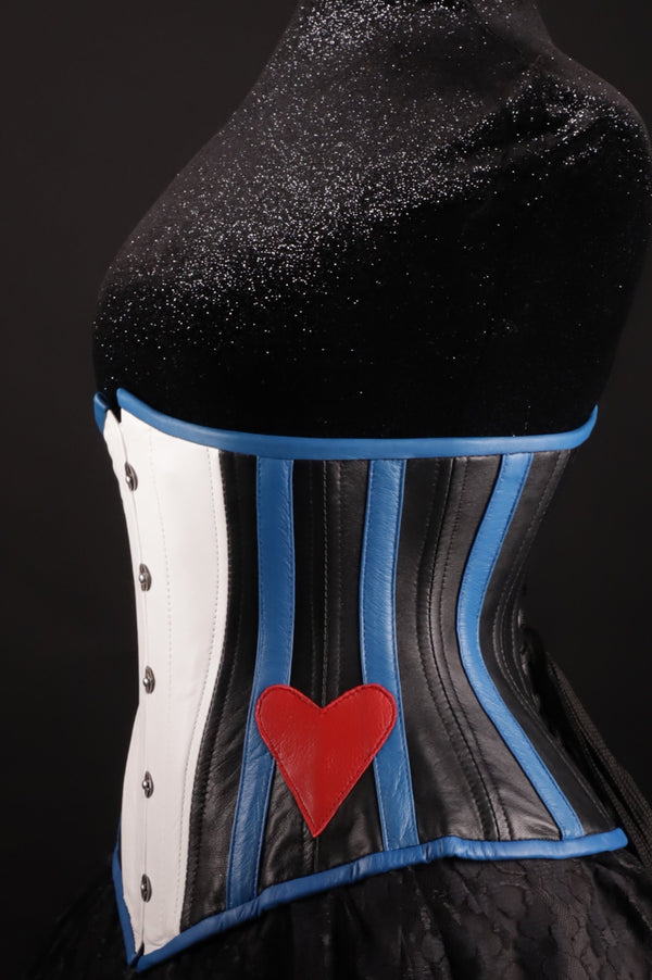 Leather Pride Underbust Corset
