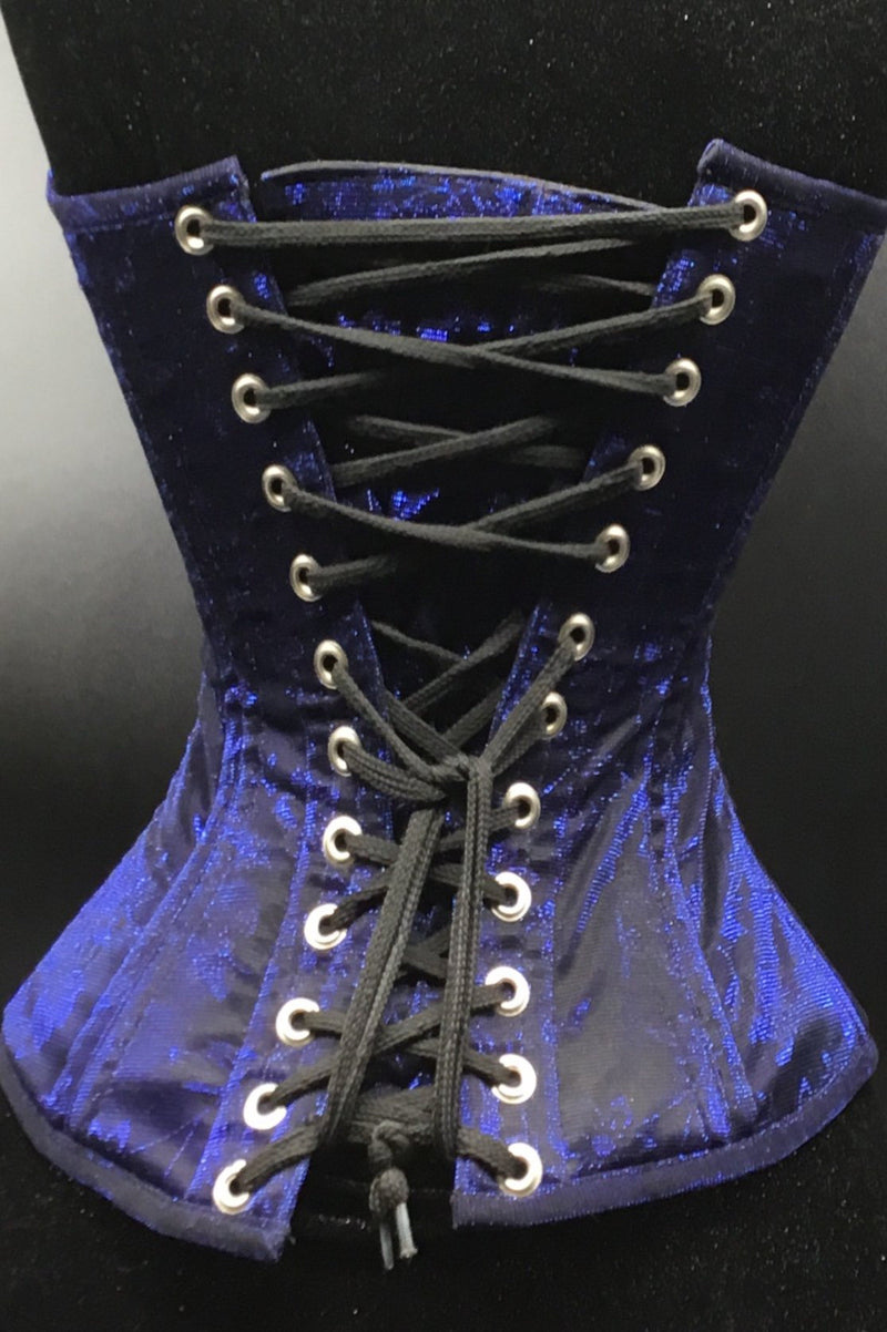 Sparkles Blue Corset Overbust