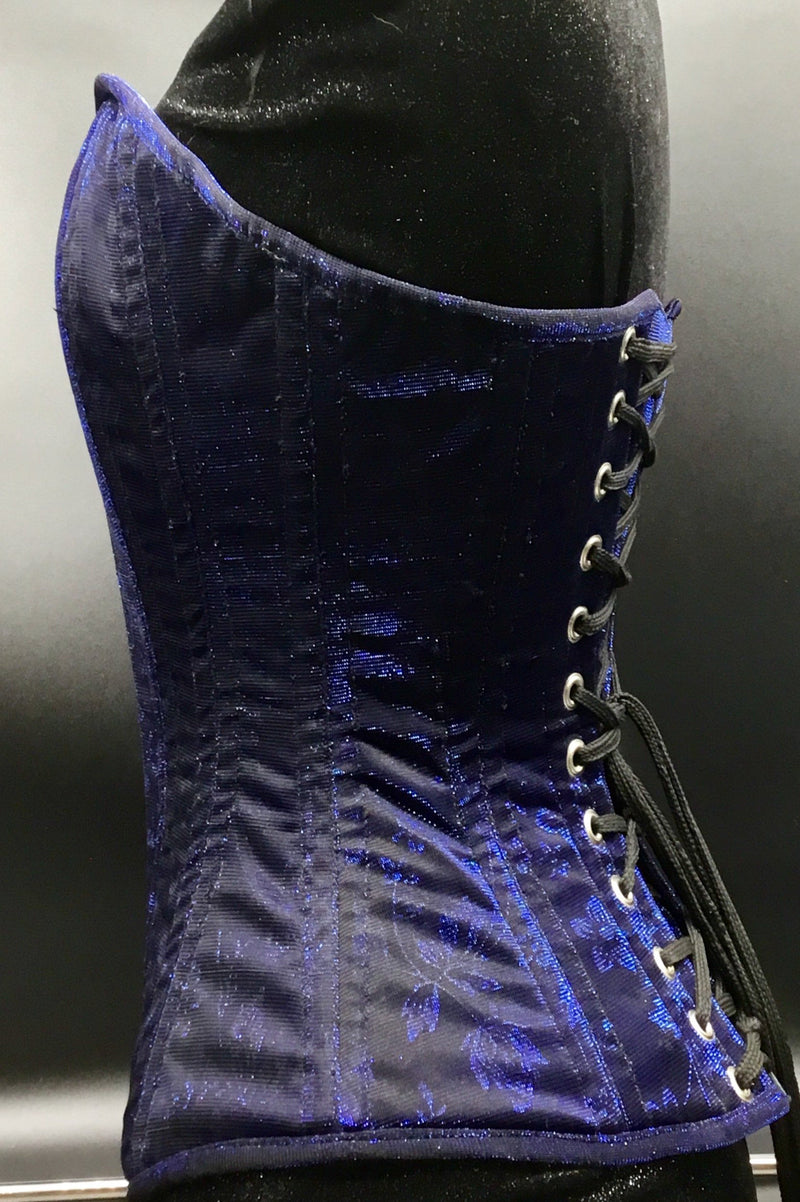 Sparkles Blue Corset Overbust