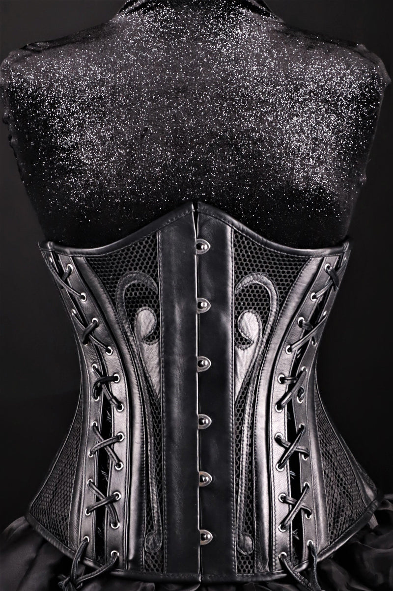 Leather And Lace Underbust Corset