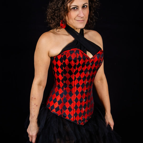 Red Harlequin Cincher Corset – The New Ms. Martha's Corset