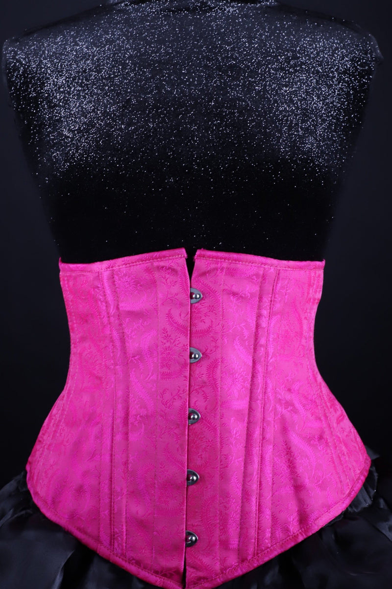 Silk Underbust Pink Corset