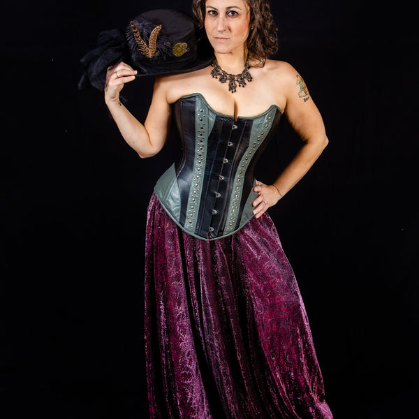 Leather Studded Corset Cincher – The New Ms. Martha's Corset