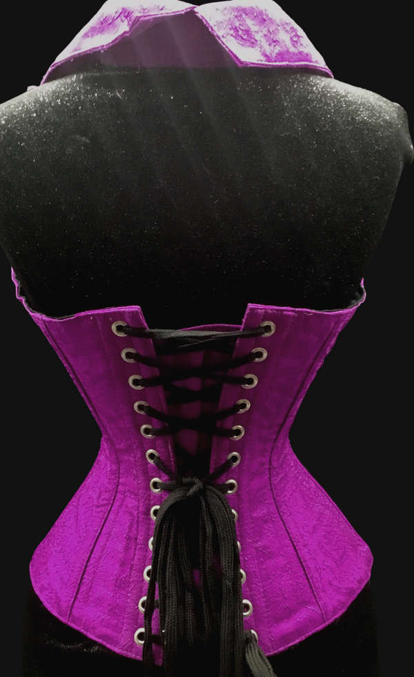 Purple Silk Corsevest | Ms. Martha's Corset Shoppe
