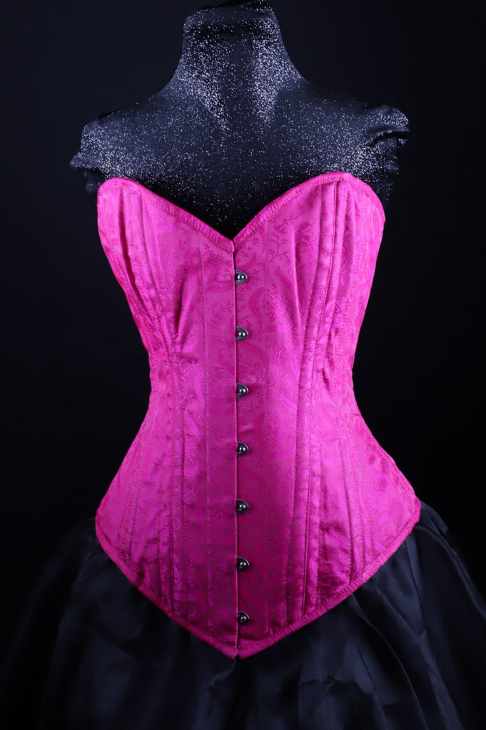 Silk Overbust Pink Corset
