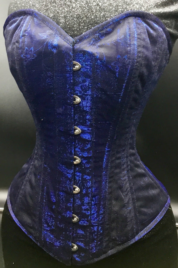 Sparkles Blue Corset Overbust