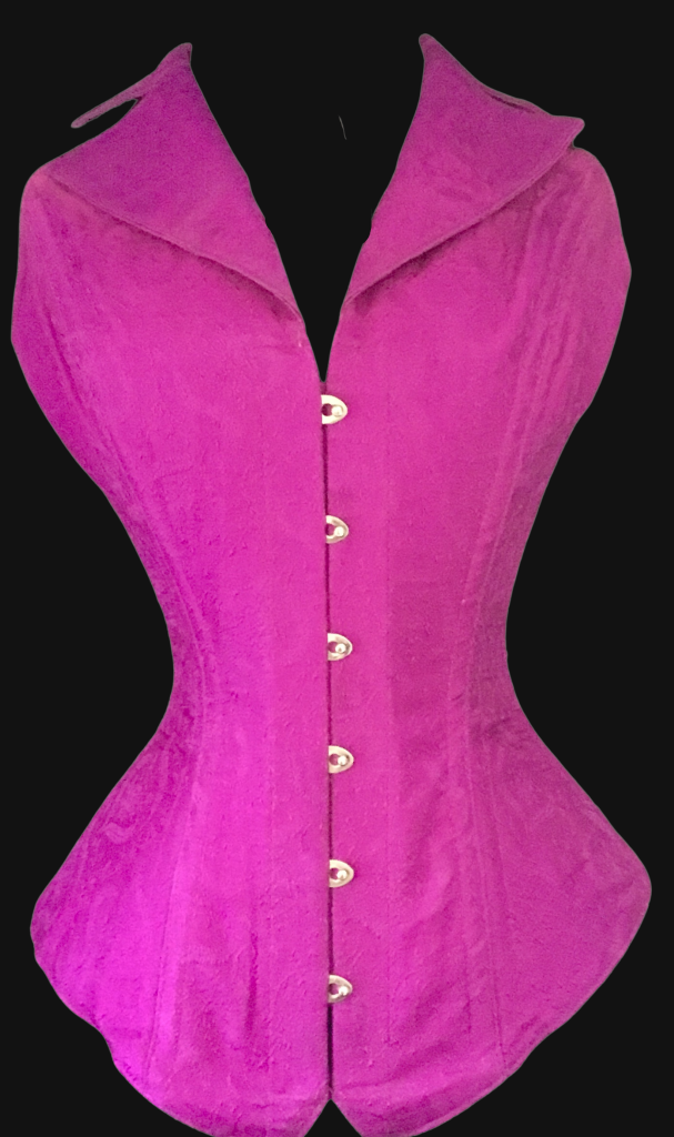 Purple Silk Corsevest | Ms. Martha's Corset Shoppe
