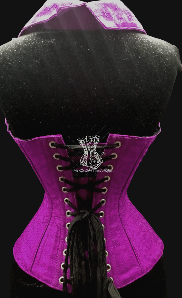 Purple Silk Corsevest | Ms. Martha's Corset Shoppe