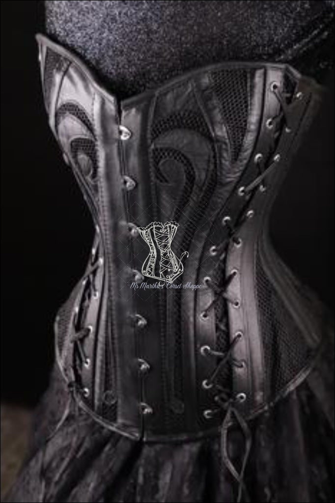 Leather Lace Up Overbust Corset – Ms. Martha's Corset Shoppe