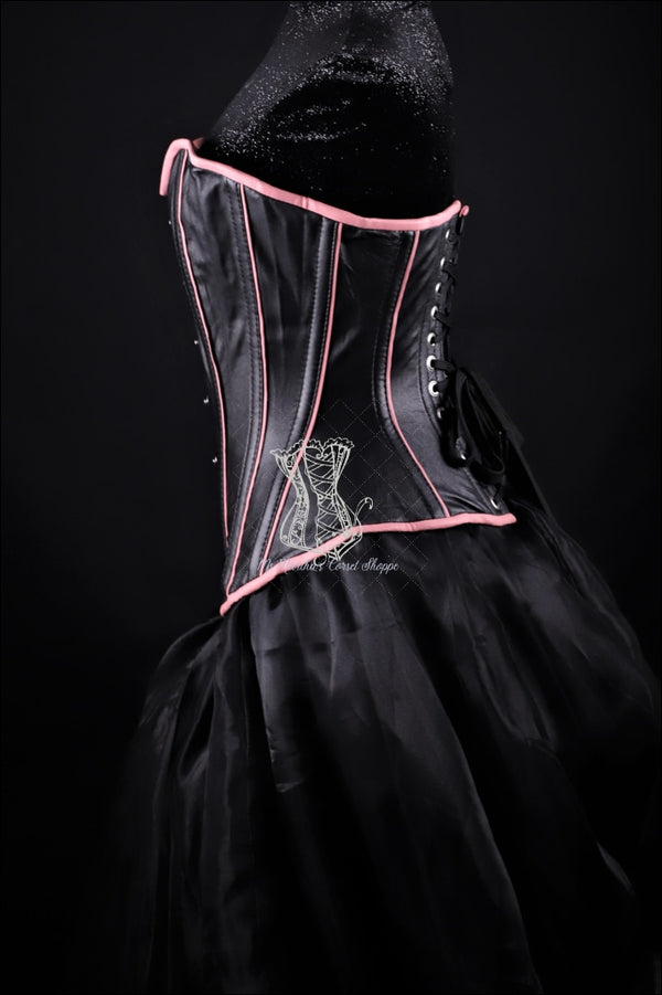 Black Leather Underbust Corset Dress by Chakat_Blackspots -- Fur Affinity  [dot] net