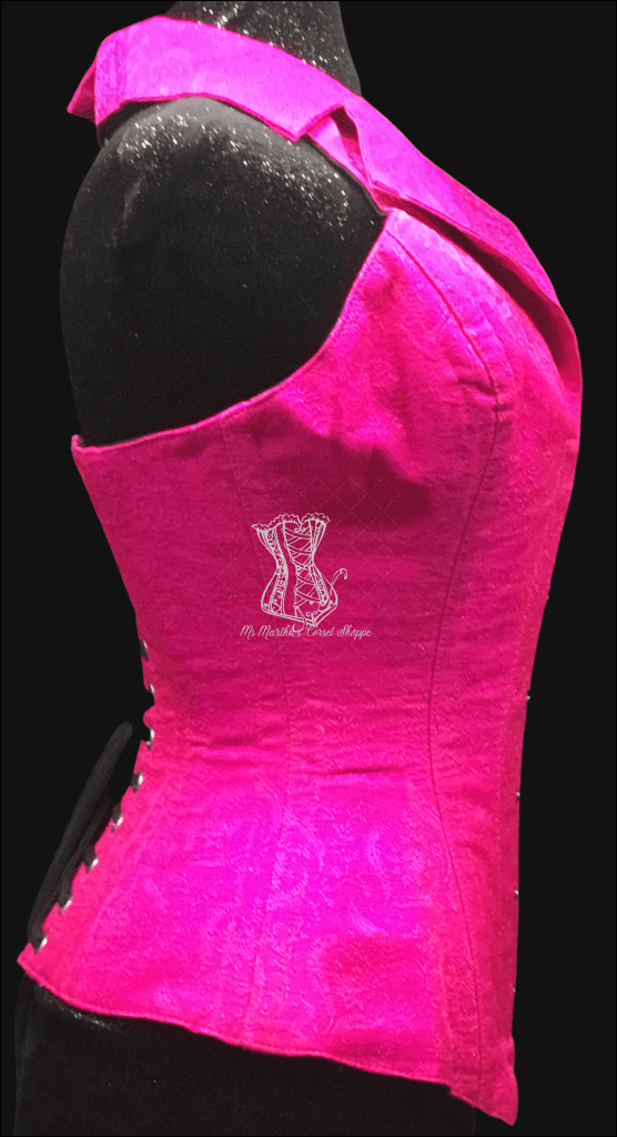 Pink Silk Corsevest | Ms. Martha's Corset Shoppe