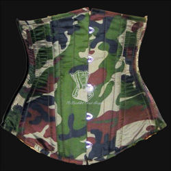 Camo Silk Cincher | Ms. Martha's Corset Shoppe