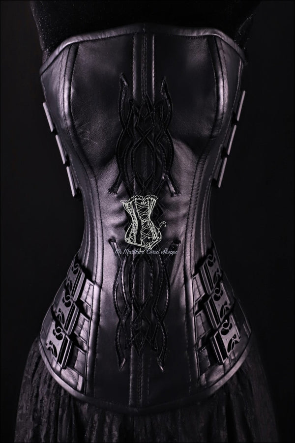 Black Slim Leather Corset – Ms. Martha's Corset Shoppe
